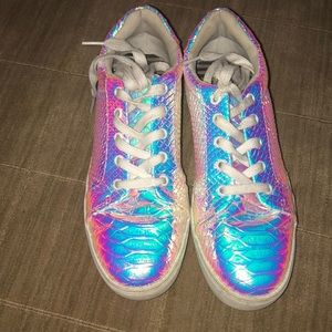 Mermaid sneakers!!